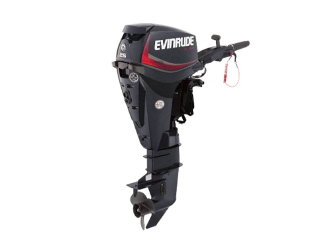 Evinrude E25DRG 25HP E-TEC 15in Outboard Motor 1 Evinrude 25HP E25DRG - E-TEC 15in Shaft Outboard Motor