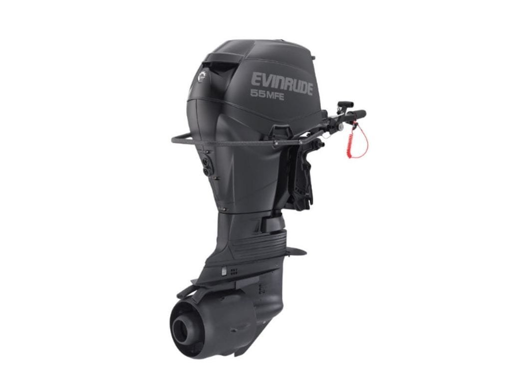 Evinrude E55MRL 55HP Commercial 20in Outboard 1 Evinrude 55HP E55MRL - Commercial 20in Shaft Outboard Motor