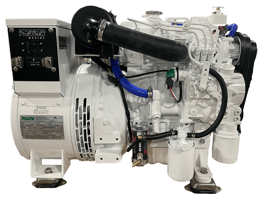 Phasor K3-8.0KW 8kW 60 Hz Marine Diesel Generator -1800 RPM Compact Series