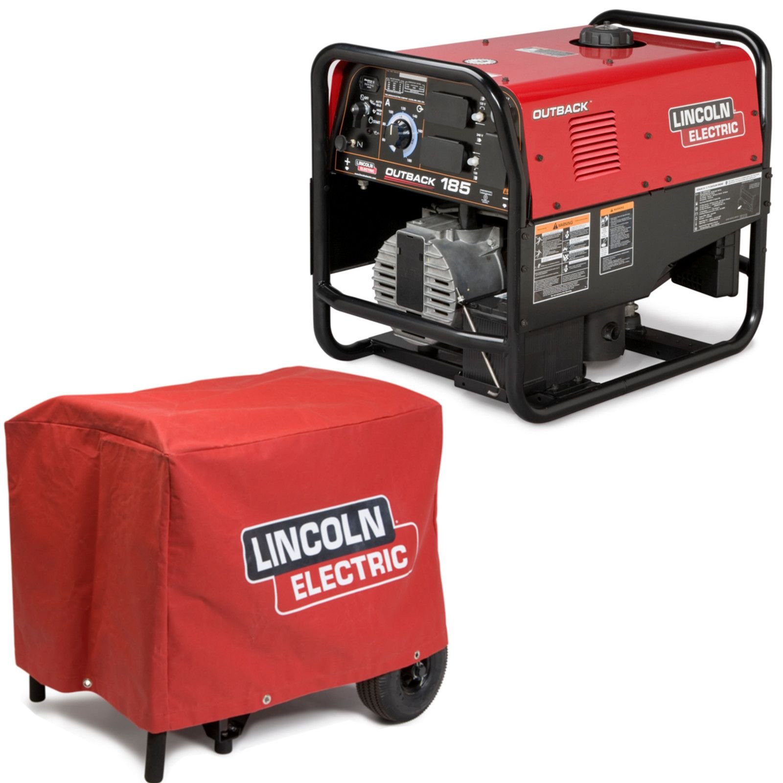 Lincoln Outback 185 Engine Welder Generator W/ Cover K2706-2 K2804-1