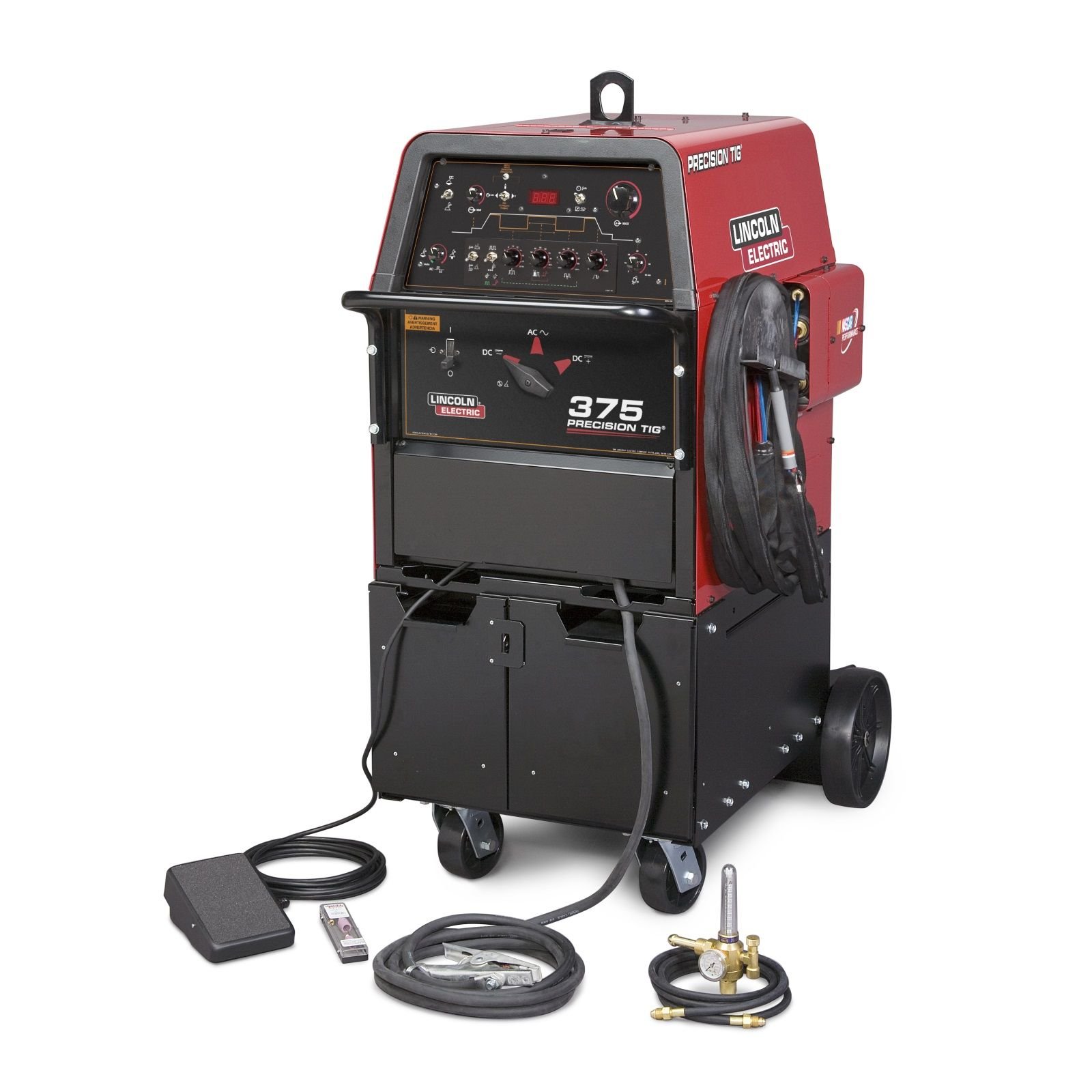Lincoln Precision TIG 375 Welder Ready Pak W/ Cart K2624-1