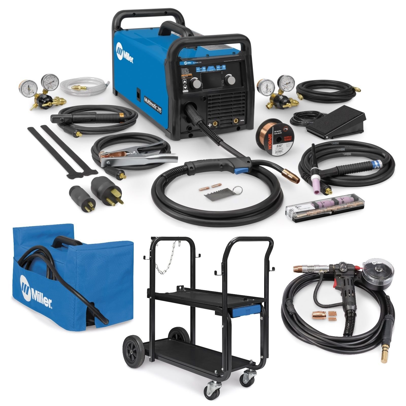 Miller Multimatic 215 Multiprocess Welder Complete Package 907693