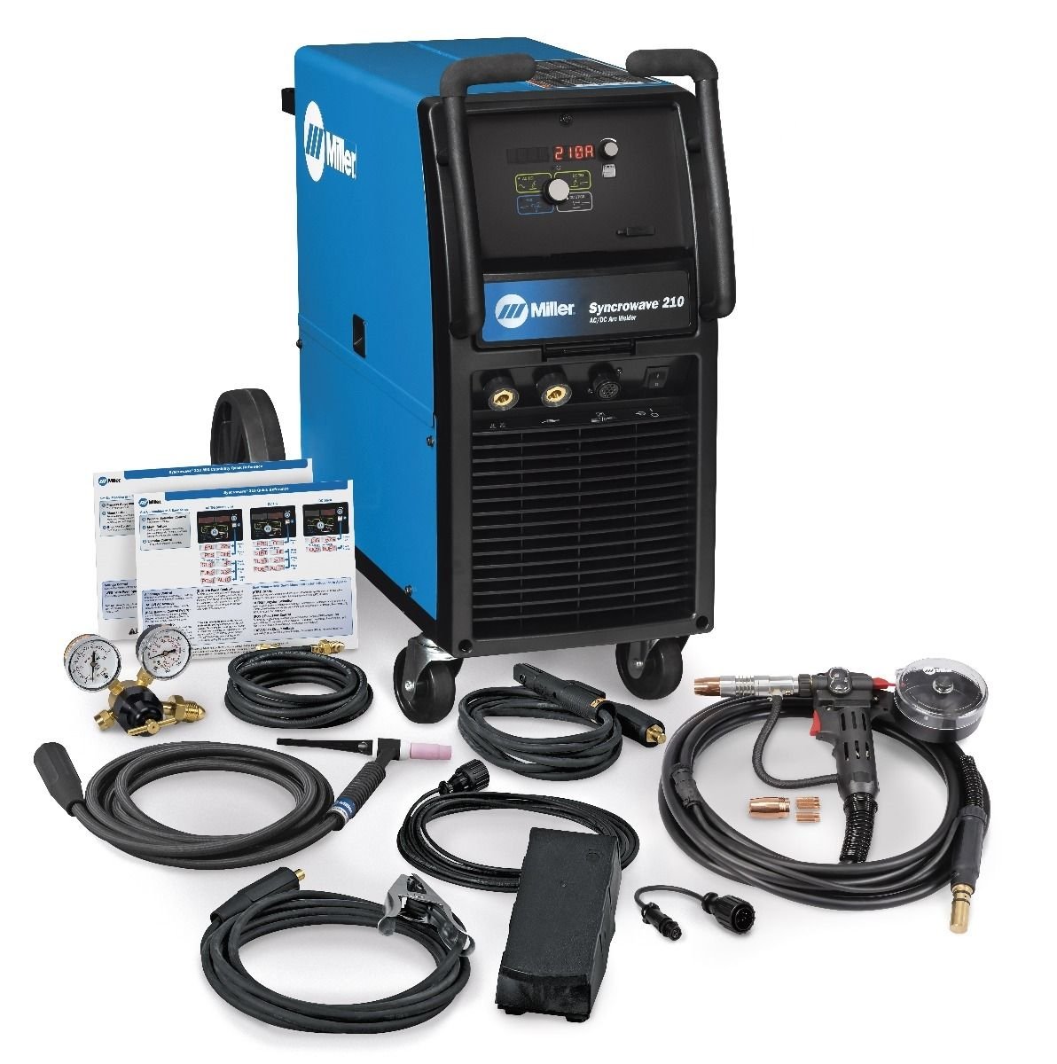 Miller Syncrowave 210 Tig/Stick Welder Package With Spoolmate 150 951684