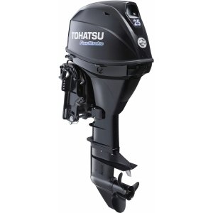 Tohatsu 25HP MFS25CETL - Power Tilt 20in Shaft Outboard Motor