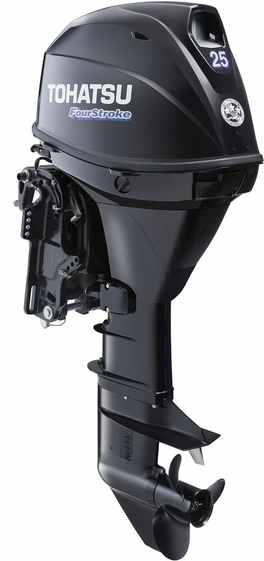 Tohatsu MFS25CETL 25HP Power Tilt 20" Shaft Outboard Motor 1 Tohatsu 25HP MFS25CETL - Power Tilt 20in Shaft Outboard Motor