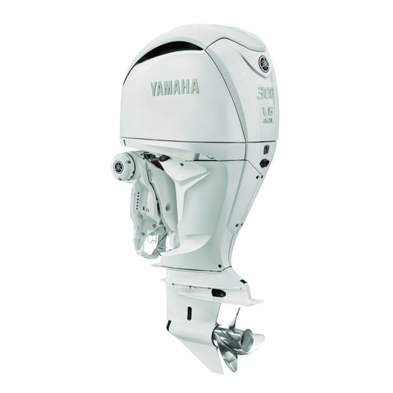 Yamaha F300XCB2 300HP White DEC Digital 25" Outboard Motor 1 Yamaha 300HP F300XCB2 - White DEC Digital 25in Outboard Motor