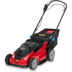 Toro 21 inch Stripe 60v Battery RWD, HW, Dual Blades, Super Bagger