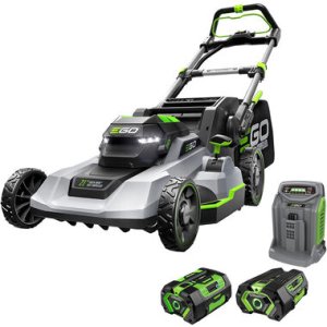 EGO 21 Inch Self-Propelled Mower Touch Drive with Charger, 4.0Ah & 6.0Ah Batteries