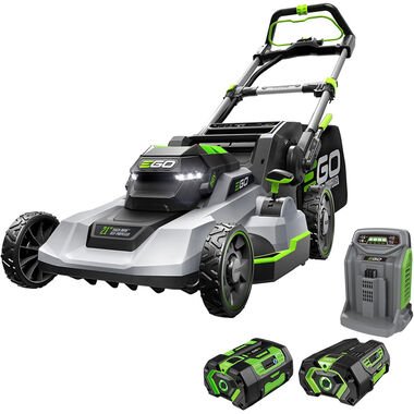 EGO 21 Inch LM2123SP-2 Self-Propelled Mower Touch Drive with Charger, 4.0Ah & 6.0Ah Batteries