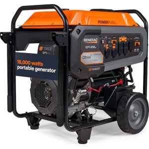 Generac Gas-Powered Electric Start w/COsense 22500 / 18000 -Watt Gasoline Single fuel Portable Generator