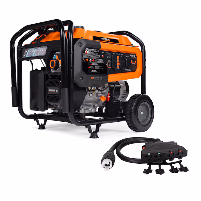 Generac 8250 / 6700 -Watt Gasoline/Liquid propane Dual fuel Portable Generator