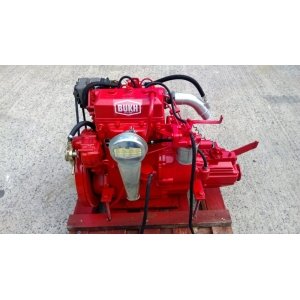Used Bukh DV24 24HP Marine Diesel Engine Package Under 250Hrs