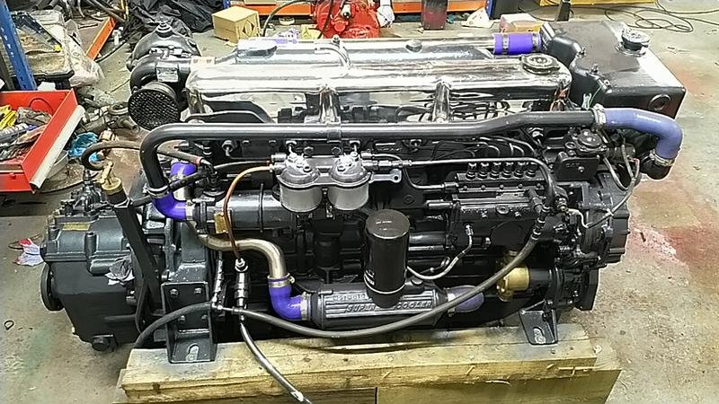 Used Ford Mermaid Mistral 175HP Marine Diesel Engine 2 Used Ford Mermaid Mistral 175HP Marine Diesel Engine