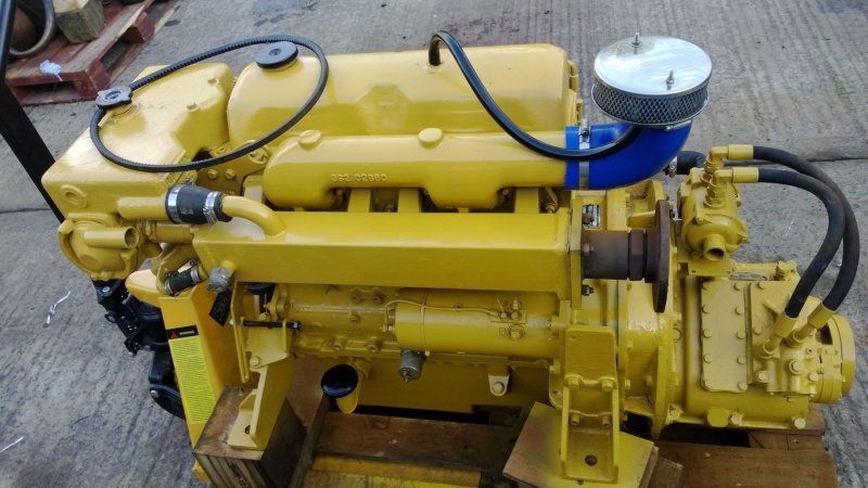 Used Lister CS4 / Ford 2722E 72HP Marine Diesel Engine 3 Used Lister CS4 FORD 2722E 72HP Marine Diesel Engine