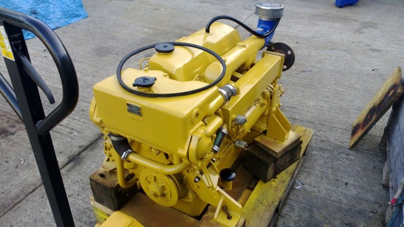 Used Lister CS4 / Ford 2722E 72HP Marine Diesel Engine 4 Used Lister CS4 FORD 2722E 72HP Marine Diesel Engine