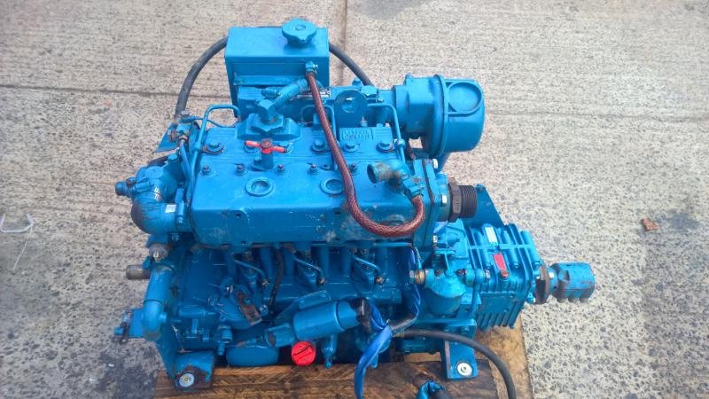 Used Lister LPW3 29HP Keel Cooled Marine Diesel Engine
