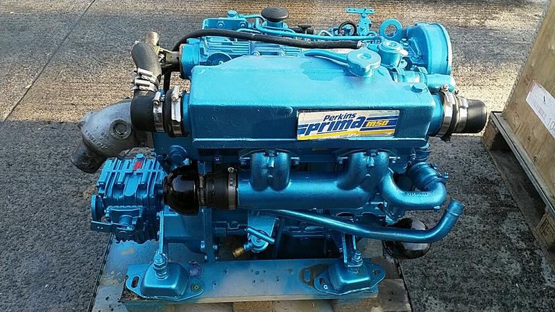 Used Perkins Prima M50 50HP Marine Diesel Engine
