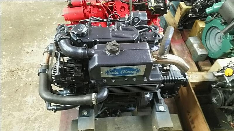 Used Sole Mini 33 31HP Marine Diesel Engine