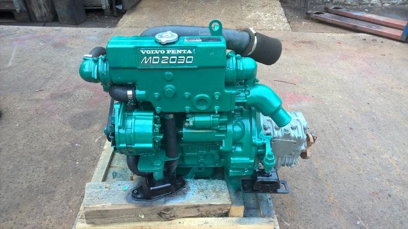 Used Volvo Penta MD2030 29HP Marine Diesel Engine