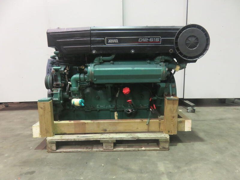 Used Volvo Penta D12-615 615HP Marine Diesel Engine