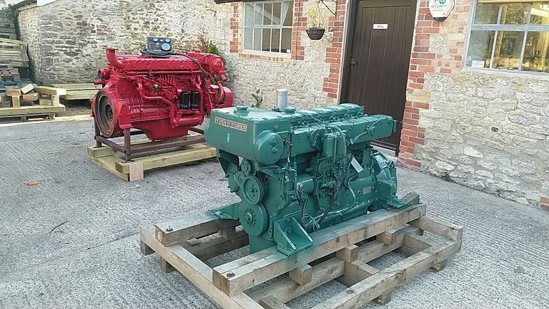 Used Volvo Penta MD100B 162HP Keel Cooled Marine Diesel Engine
