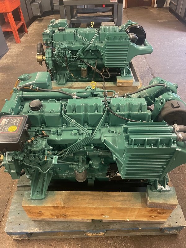 Used Volvo Penta TAMD41B 197HP Bobtail Marine Diesel Engine