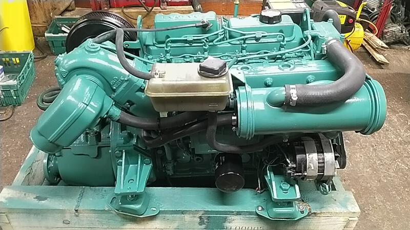 Used Volvo Penta TMD31L-A 100HP Marine Diesel Engine 2 Used Volvo Penta TMD31L-A 100HP Marine Diesel Engine