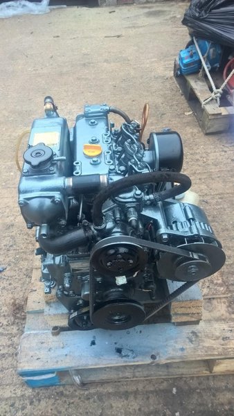 Used Yanmar 3GM30F 24HP Marine Diesel Engine 2 Used Yanmar 3GM30F 24HP Marine Engine