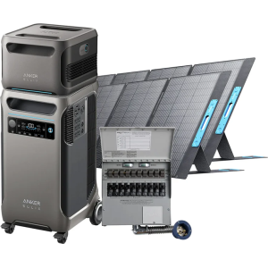 Anker SOLIX F3800 Home Backup Kit (3,840Wh/6,000W) with Home Power Panel