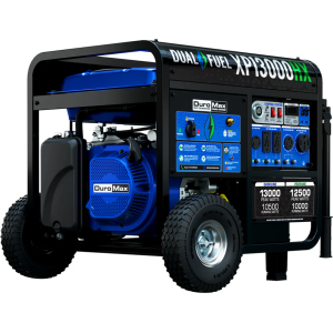 DuroMax XP13000HX 13,000 Watt Portable Dual Fuel Gas Propane CO Alert Generator