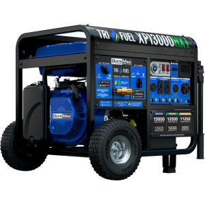 DuroMax XP13000HXT 13,000 Watt Electric Start Tri-Fuel Portable Generator w/ CO Alert