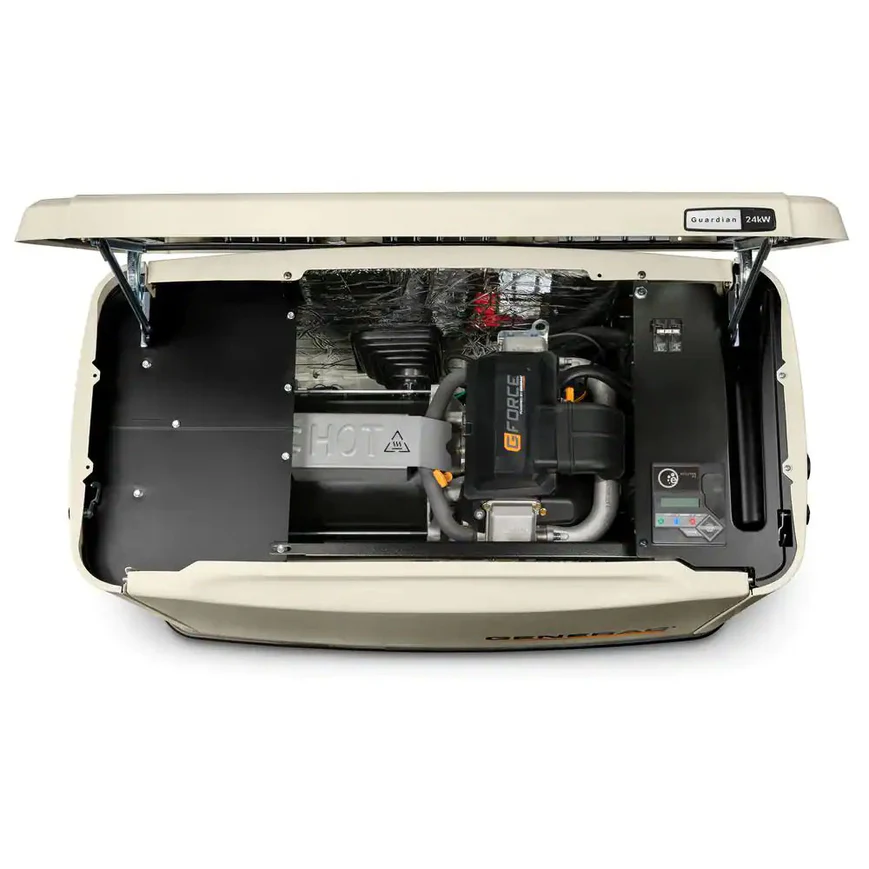 Generac 26kW Guardian Home Backup Standby Generator 3 Generac 7290 26kW Guardian Home Backup Standby Generator w/ Free Mobile Link