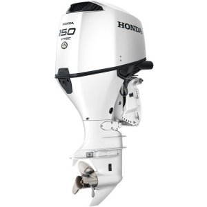 Honda 150HP BF150DXRA White Outboard Motor - 25" Shaft, Remote Mechanical, Electric Start