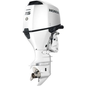 Honda 115HP BF115JXRA White Outboard - 25" Shaft, Remote Mechanical, Electric Start