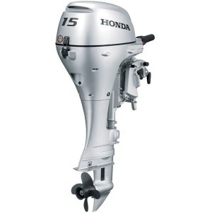Honda 15HP BF15D3LH Portable Outboard - 20" Shaft, Tiller Handle, Manual Start