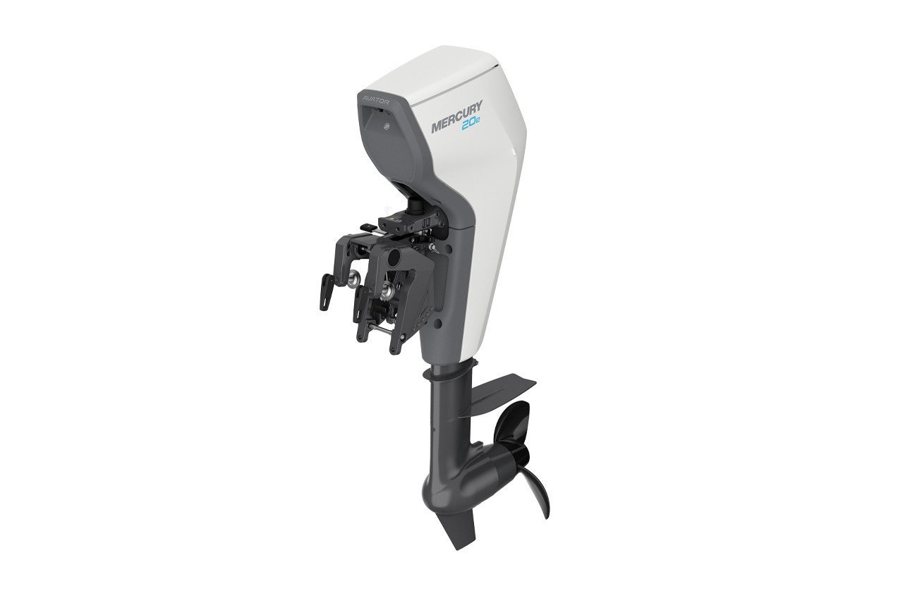 Mercury Avator 20ESRC Electric 5HP Equivalent Remote Outboard Motor 4 Mercury Avator 20ESRC Electric Outboard - 5HP Equiv, 15" Shaft, Remote Control