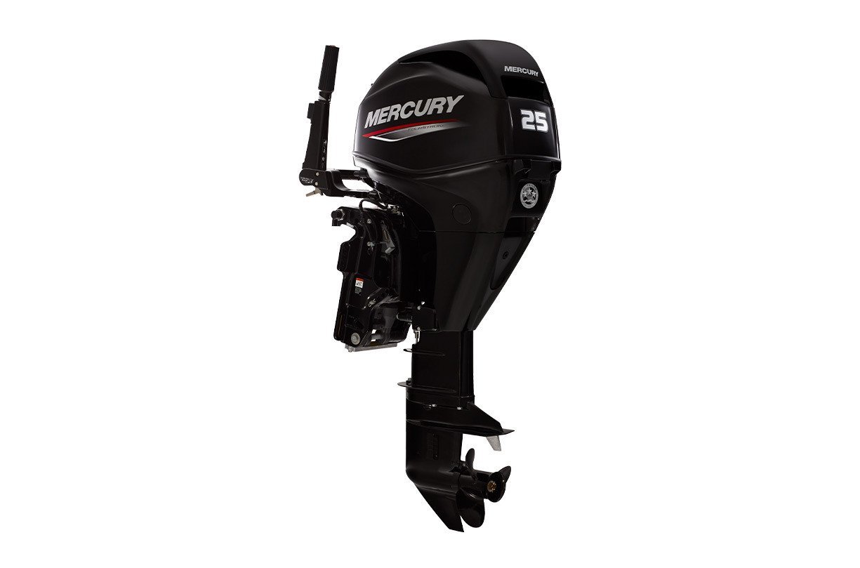 Mercury 25ELH 25HP FourStroke Electric 20" Outboard Motor 1 Mercury 25HP 25ELH FourStroke - Electric 20in