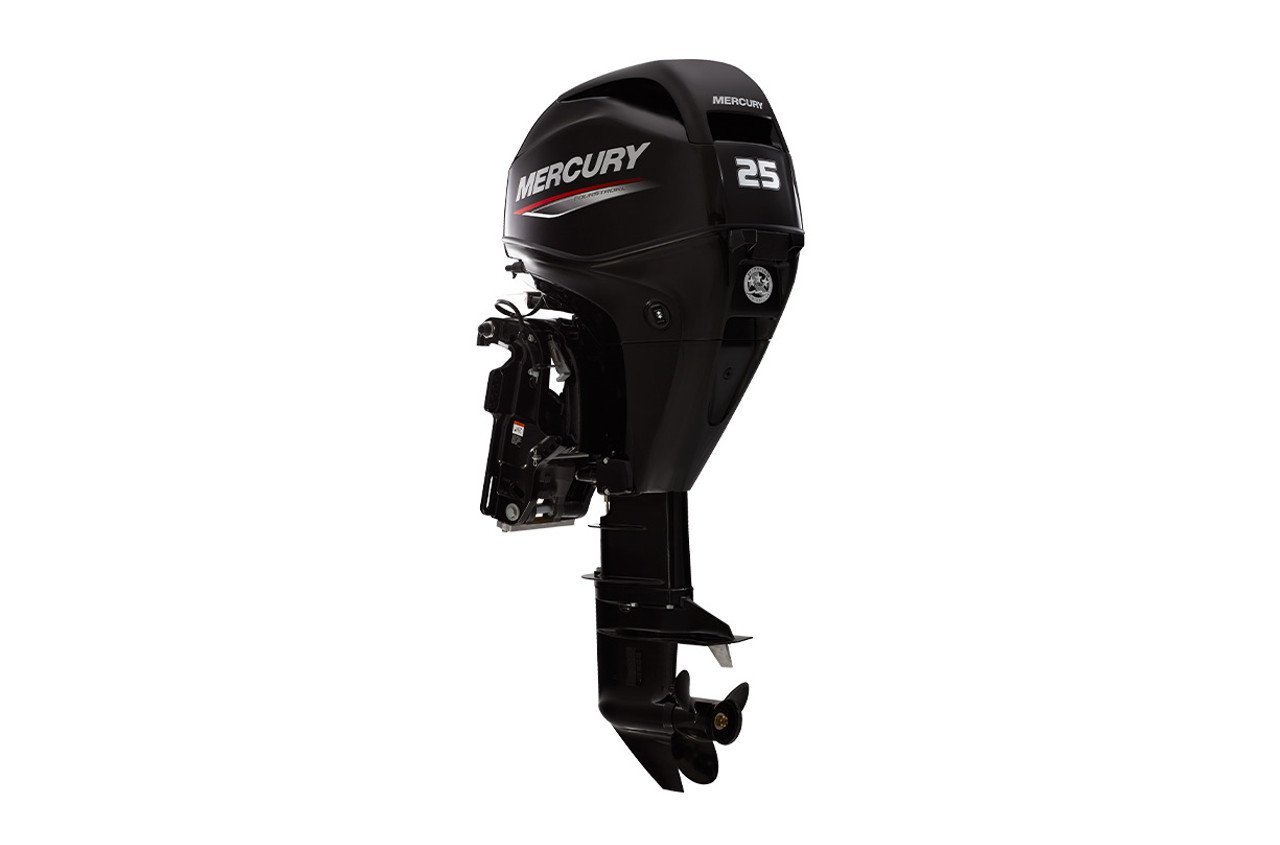 Mercury 25EPT 25HP EFI 4-Stroke Power Trim Outboard Motor 1 Mercury 25HP 25EPT EFI Outboard Motor - 15" Shaft, Remote, Electric Start/Power Tilt