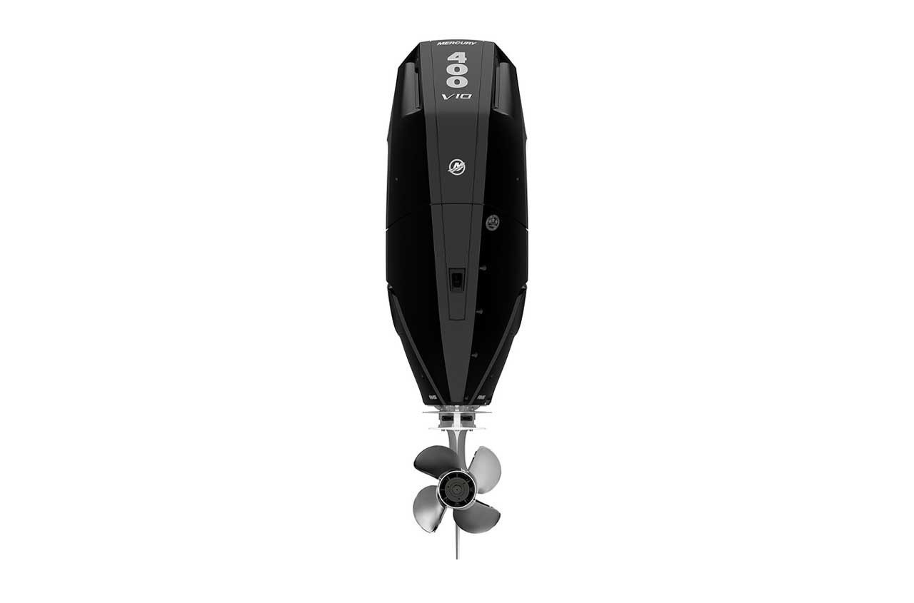 Mercury 400CL 400HP Verado V10 Counter Rotation Outboard Motor 3 Mercury 400HP 400CL Verado V10 Counter Rotation Outboard - 20" Shaft, Digital Throttle & Shift