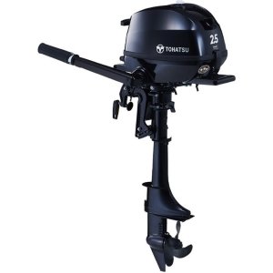 Tohatsu 2.5HP MFS2.5CS 4-Stroke Outboard - 15" Shaft, Tiller Handle, Manual Start