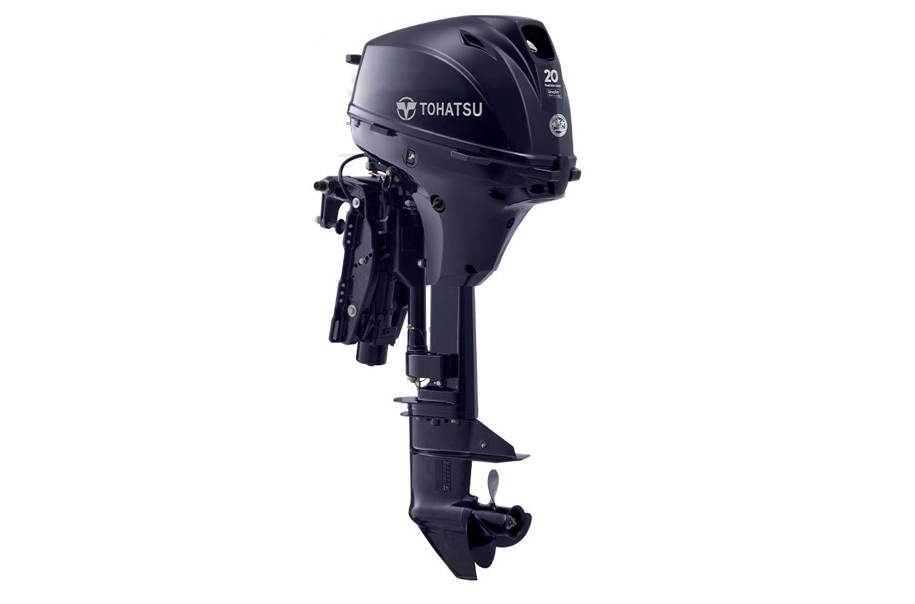 Tohatsu MFS20EEPTL 20HP Power Tilt 20" Shaft Outboard Motor 1 Tohatsu 20HP MFS20EEPTL - Power Tilt 20in Shaft