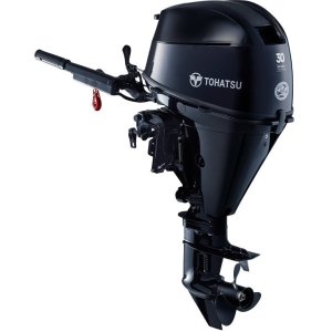 Tohatsu 30HP MFS30DL 4-Stroke Outboard - 20" Shaft, Tiller Handle, Manual Start