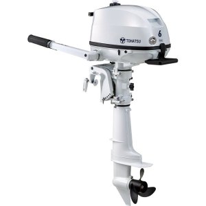 Tohatsu 6HP MFS6DWDL 4-Stroke Outboard - 20" Shaft, Tiller Handle, Manual Start
