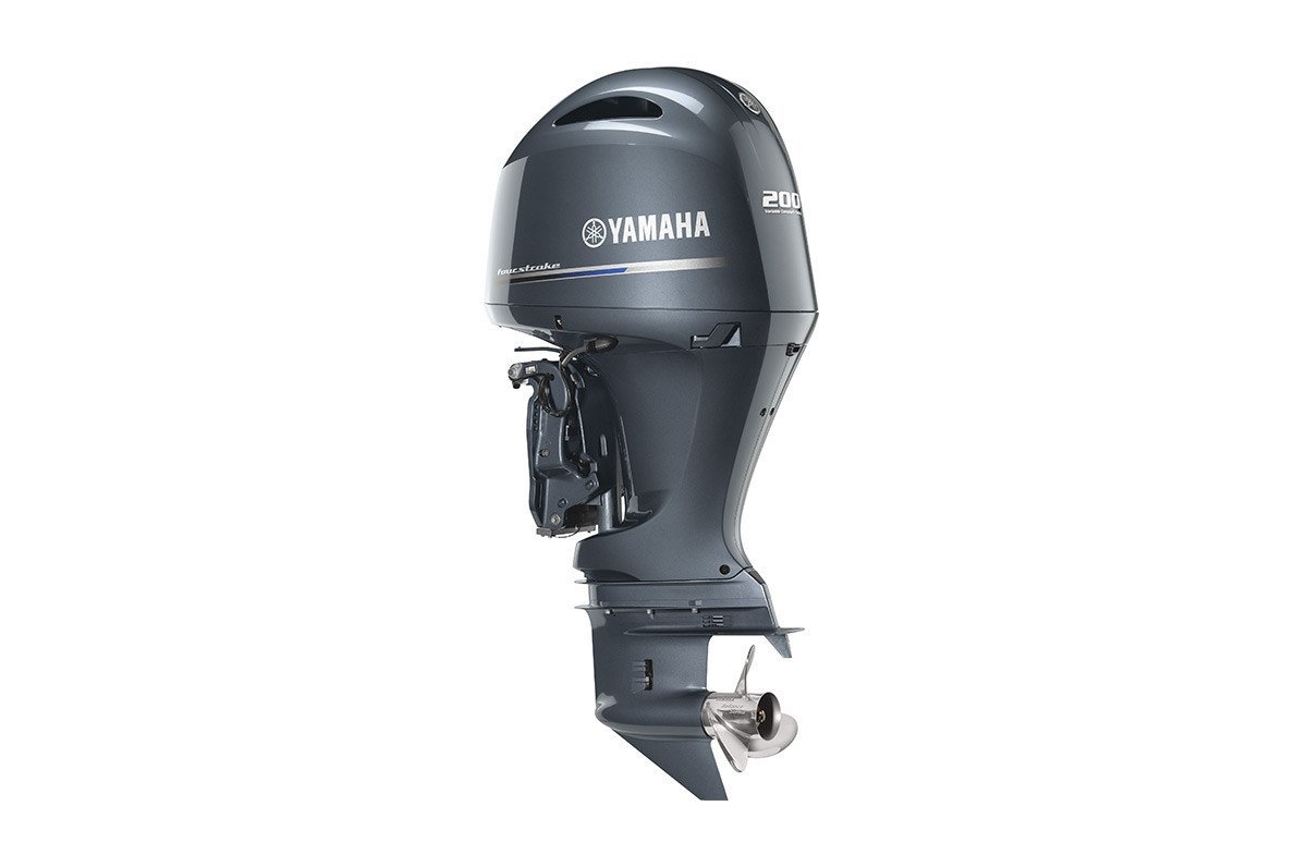 Yamaha F200LC 200HP Mechanical Control 20" Outboard Motor 1 Yamaha 200HP F200LC 4-Stroke Outboard, 20" Shaft, Remote Mechanical
