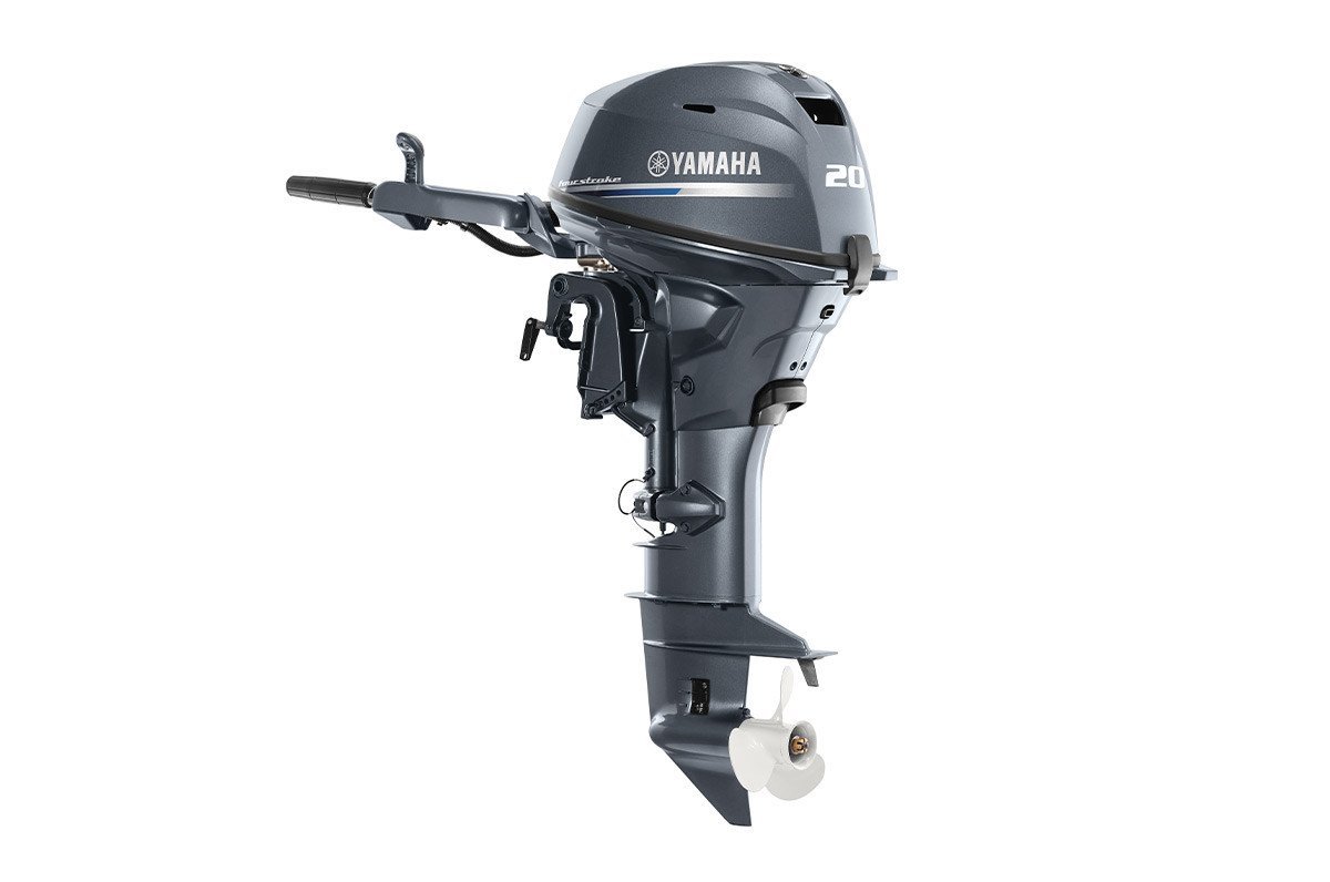 Yamaha F20LMHB 20HP Tiller Manual 20" Shaft Outboard Motor 1 Yamaha 20HP F20LMHB - Tiller Manual 20in Shaft