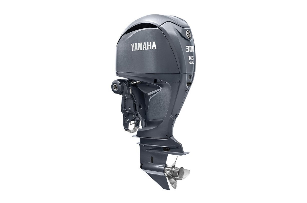 Yamaha F300ESB 300HP DES Digital 25" Shaft Outboard Motor 1 Yamaha 300HP F300ESB - DES Digital 25in Shaft