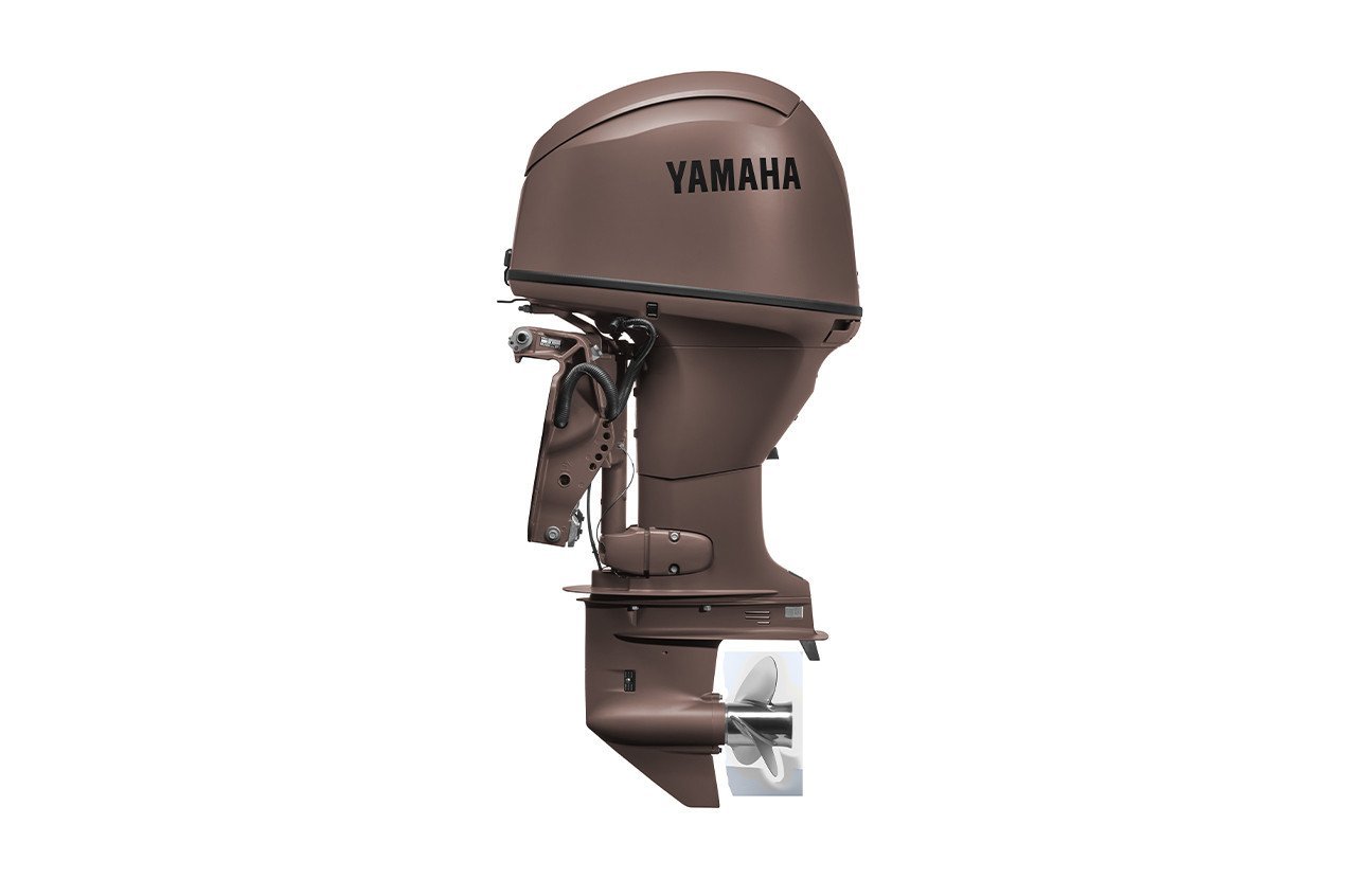 Yamaha 60HP F60LC3 Matte Brown Outboard, 20" Shaft 2 Yamaha 60HP F60LC3 - Matte Brown 20in Shaft