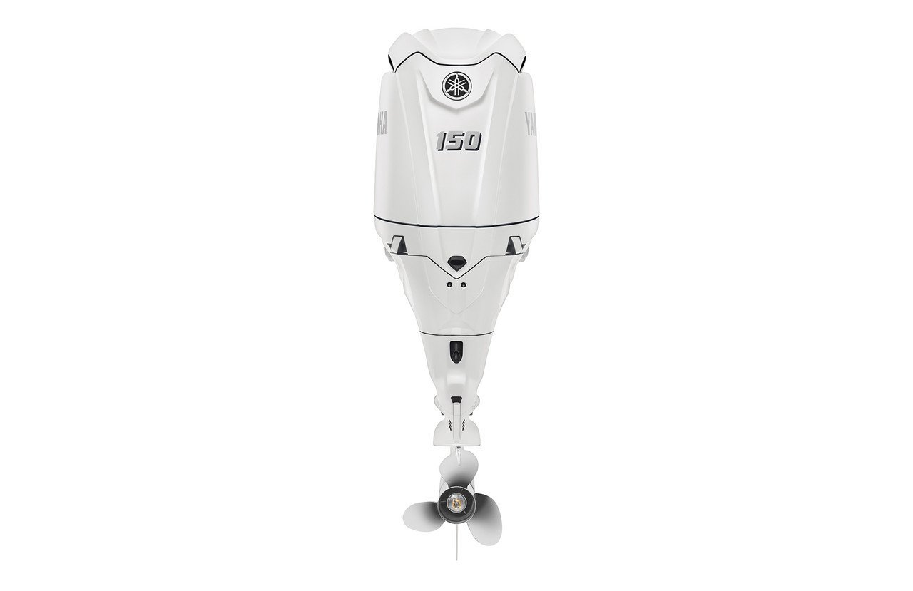 Yamaha LF150XSA2 150HP White Digital Counter Outboard Motor 2 Yamaha 150HP LF150XSA2 - White DEC Counter 25in