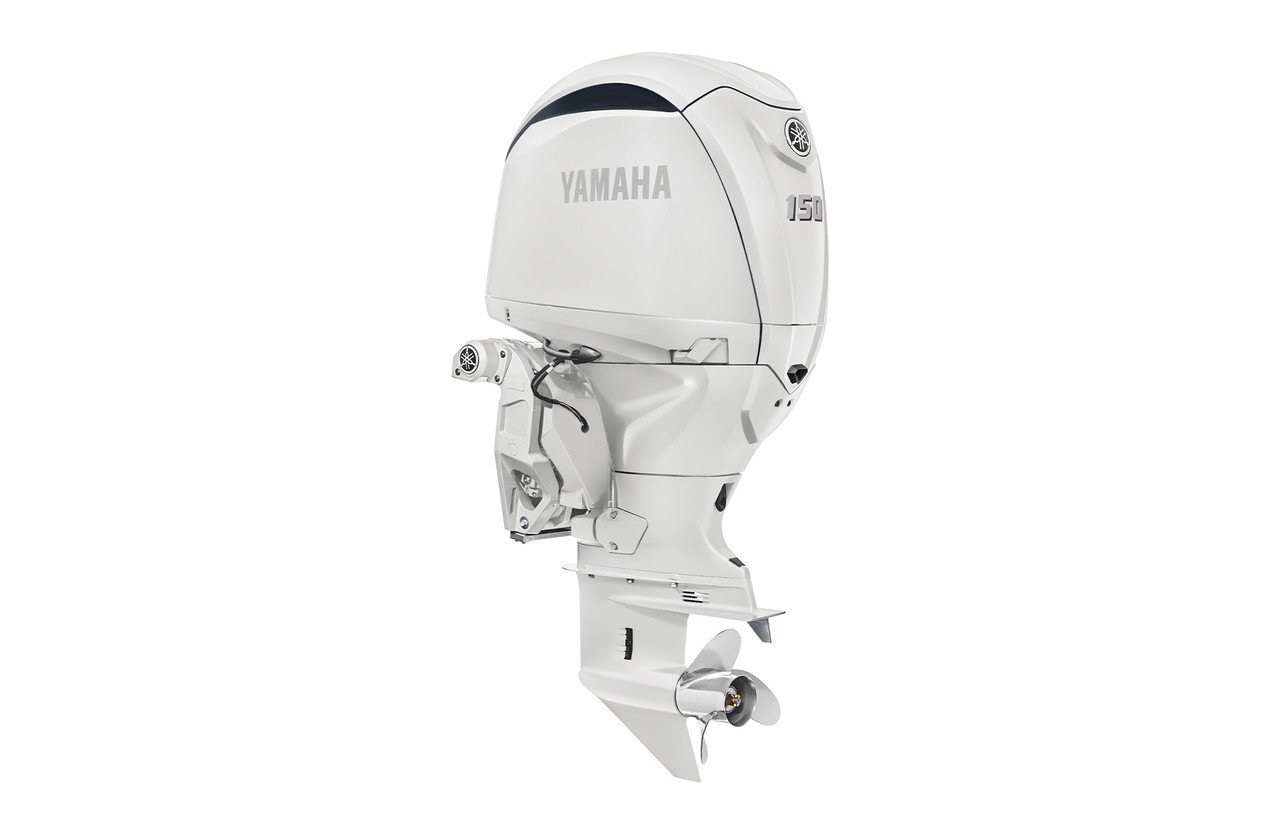 Yamaha LF150XSA2 150HP White Digital Counter Outboard Motor 1 Yamaha 150HP LF150XSA2 - White DEC Counter 25in