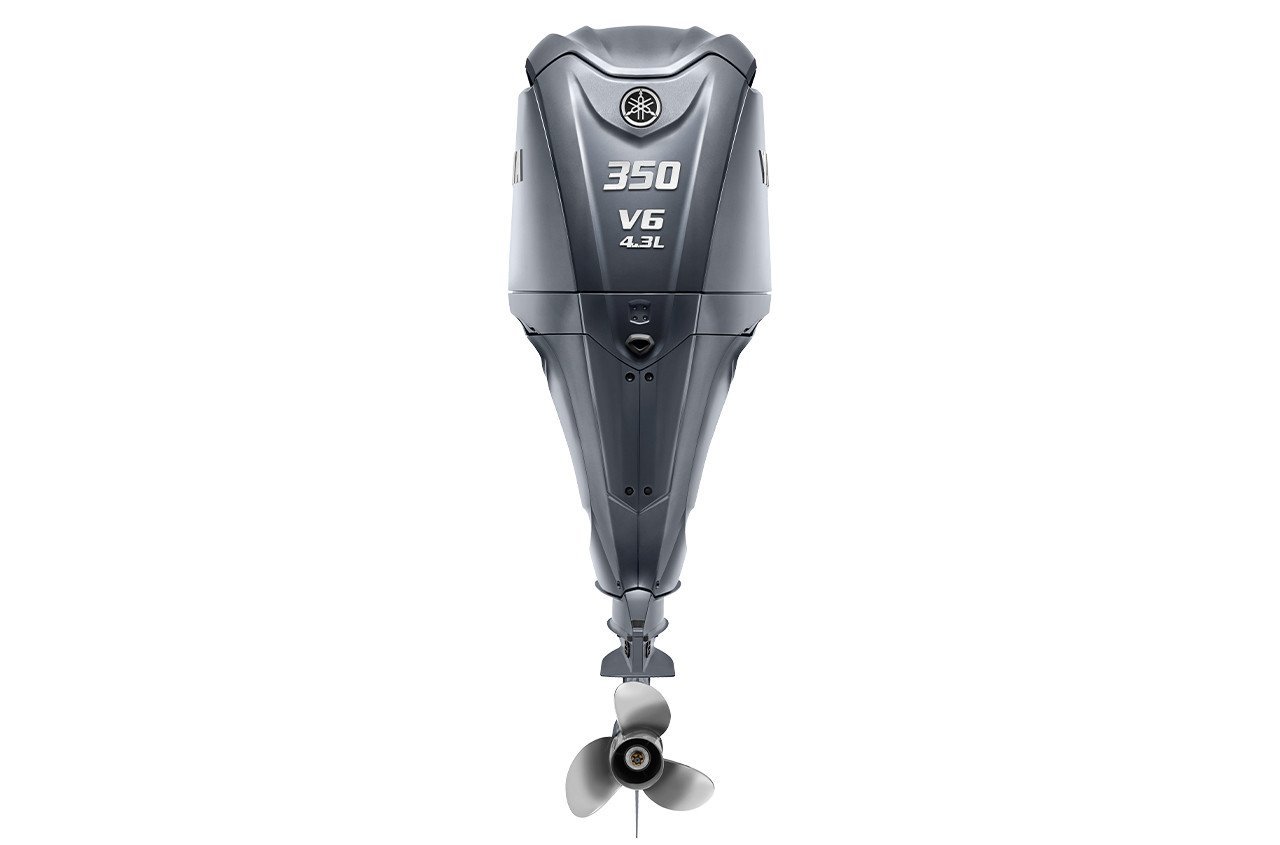 Yamaha LF350ESA 350HP Digital Electronic Counter Outboard Motor 3 Yamaha 350HP LF350ESA DEC Counter Rotation Outboard, 35" Shaft, Digital Control